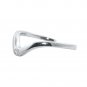 Silver Dew Chevron Curved 925 Sterling Silver Adjustable Toe Ring For Women