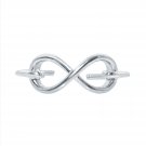 Silver Dew 925 Sterling Silver Open Adjustable Infinity Toe Ring for Women & Girls