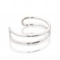 Silver Dew Split Shank Open Adjustable Toe Ring in 925 Sterling Silver For Ladies