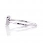 Silver Dew Open Heart Mini 925 Sterling Silver adjustable Toe Ring for Women