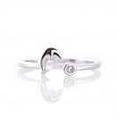 Silver Dew Solitaire Dolphin 925 Sterling Silver Adjustable Toe Ring For Womens and Girls Gift