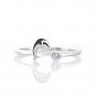 Silver Dew Solitaire Dolphin 925 Sterling Silver Adjustable Toe Ring For Womens and Girls Gift
