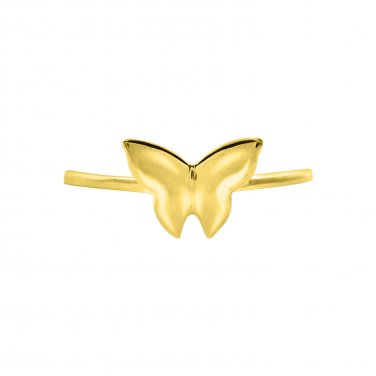 Silver Dew Butterfly Adjustable Toe Ring in 925 Sterling Silver for Women & Girls