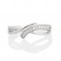 Silver Dew 925 Sterling Silver Gold Plated Infinity CZ Diamond Adjustable Toe Ring For Women