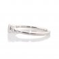 Silver Dew Five Stone CZ Diamond Toe Ring Adjustable Toe Ring 925 Silver 14k White Gold Over