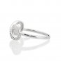 Silver Dew Infinity Adjustable Toe Ring for Women CZ Diamond Toe Ring 925 Silver 14k White Gold Over
