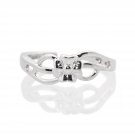 Silver Dew Clover Toe Ring Flower Toe Ring Adjustable Toe Ring Sterling Silver 14k White Gold Over