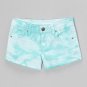 $38 Aqua Girls Tie dye denim shorts size 6