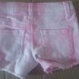 $38 Aqua Girls Tie dye denim shorts PINK size 5
