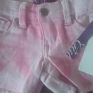 $38 Aqua Girls Tie dye denim shorts PINK size 5