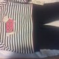 $30 Little me black quilted dog  pant set. baby  6 months