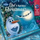 Frozen Olaf's Night Before Christmas Book & CD Hardcover Best seller