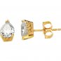 Pear Shaped Moissanite Earrings*