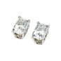 Emerald Cut Moissanite Earrings*