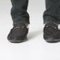 POLAR WHITES FUR INNER LOAFERS IN BLACK