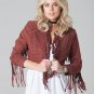 POLAR WHITES BROWN SUEDE COWBOY JACKET