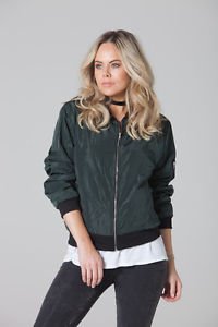 POLAR WHITES KARKI BOMBER JACKET