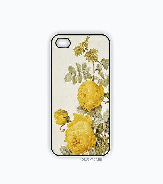 Yellow Rose iPhone 4s case, iPhone 4 case
