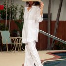 Organic Gauze Cotton Pleated Empire Loose " Kari" Romantic Blouse