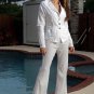 Organic Cotton Crochet Sleeves 2 Front Pockets "Bahoa" Long Nautical Jacket