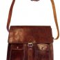 Morocco Design Raw Leather Briefcase 14" Laptop Case