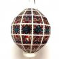 Moroccan Hanging Pendant Lantern Handpainted Stained Glass Lamp Fixture