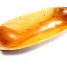 Morocco Exotic Burlwood Thuya Tree Wood Elongated Decor Bowl Centerpiece Plate 7