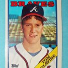 1988 Topps Tiffany RC Tom Glavine Atlanta Braves #779 (KCR)