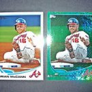 2013 Topps #116 BRIAN MCCANN Emerald OFFSET PRINT ERROR ~MINT~