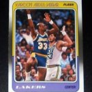 1988-89 FLEER Basketball #64 KAREEM ABDUL-JABBAR Los Angeles Lakers ~NM-MT~