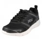 Fila Windstar 2 Black/Black/Metallic Silver Mens Running Size 13
