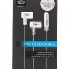 Sharper Image Pro Ear Buds HD Sound In Ear Noise Isolation Design Vibration Free
