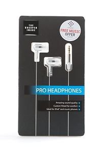 Sharper Image Pro Ear Buds HD Sound In Ear Noise Isolation Design Vibration Free
