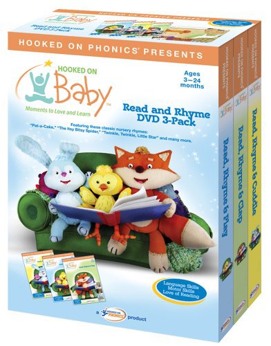 Hooked On Baby 3 DVD Box Set By Hooked On Phonics