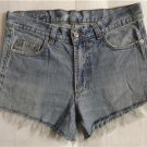 Levi High Waisted Shorts Size 12 LIght Blue Vintage Denim Cut Off M
