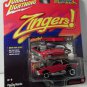 Johnny Lightning Zingers 1981 Chevy Malibu Blazin Blacktop #8 2016 Red Black