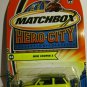 Matchbox Hero City BMW Mini Cooper S Yellow Sports Race Euro Car Tuner 2003