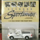 Ertl Ford Pickup Truck Outdoor Sportman F-150 Triton Boats Flareside White 1:64