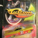 Hot Wheels Custom Classics G Machines 1:50 59 Chevy Impala Stock Race O Red Gold