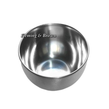 Shaving Bowl in Stainless Steel