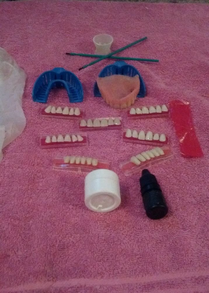 Repair or make your own denture or partial with a kit customized just for you.