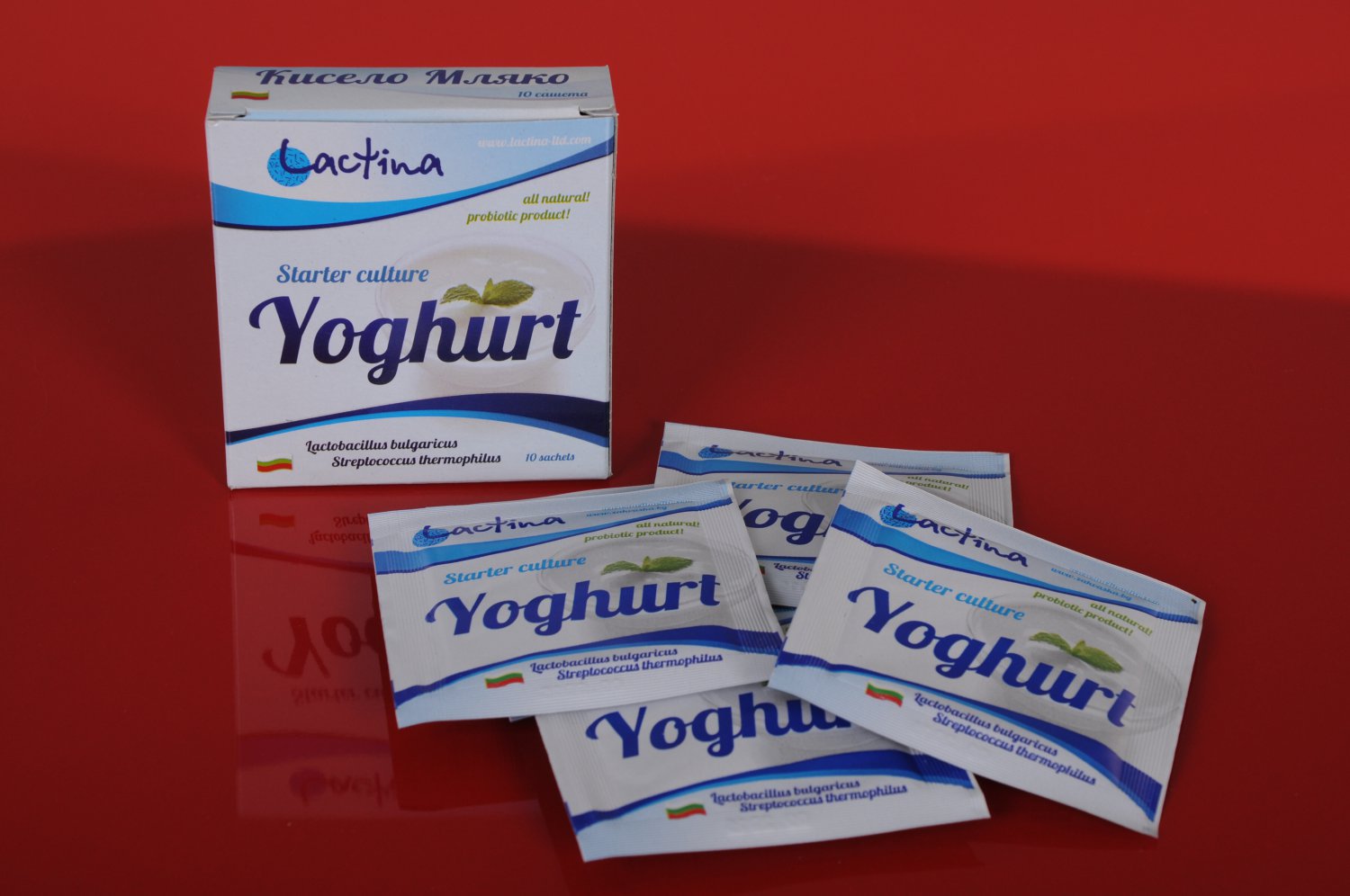 BULGARIAN YOGHURT STARTER CULTURE on LACTINA for 10 liters