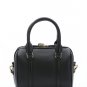 Burberry Authentic Leather Satchel Handbag Small Convertible Bowling Bag - Black