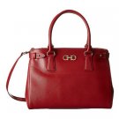 Salvatore Ferragamo Authentic Leather Handbag 21D940 Med Double Gancio Tote Bag