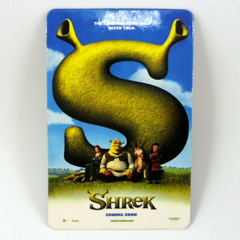 SHREK CALENDAR CARD 2002 MOVIE CINEMA THE GRESTEST FAIRY TALE NEVER TOLD FN