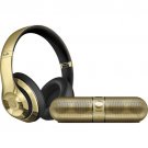 New Beats by Dr. Dre Pill 2.0 Portable Speaker & Wireless Headphones Gold(Message me for purchasing)