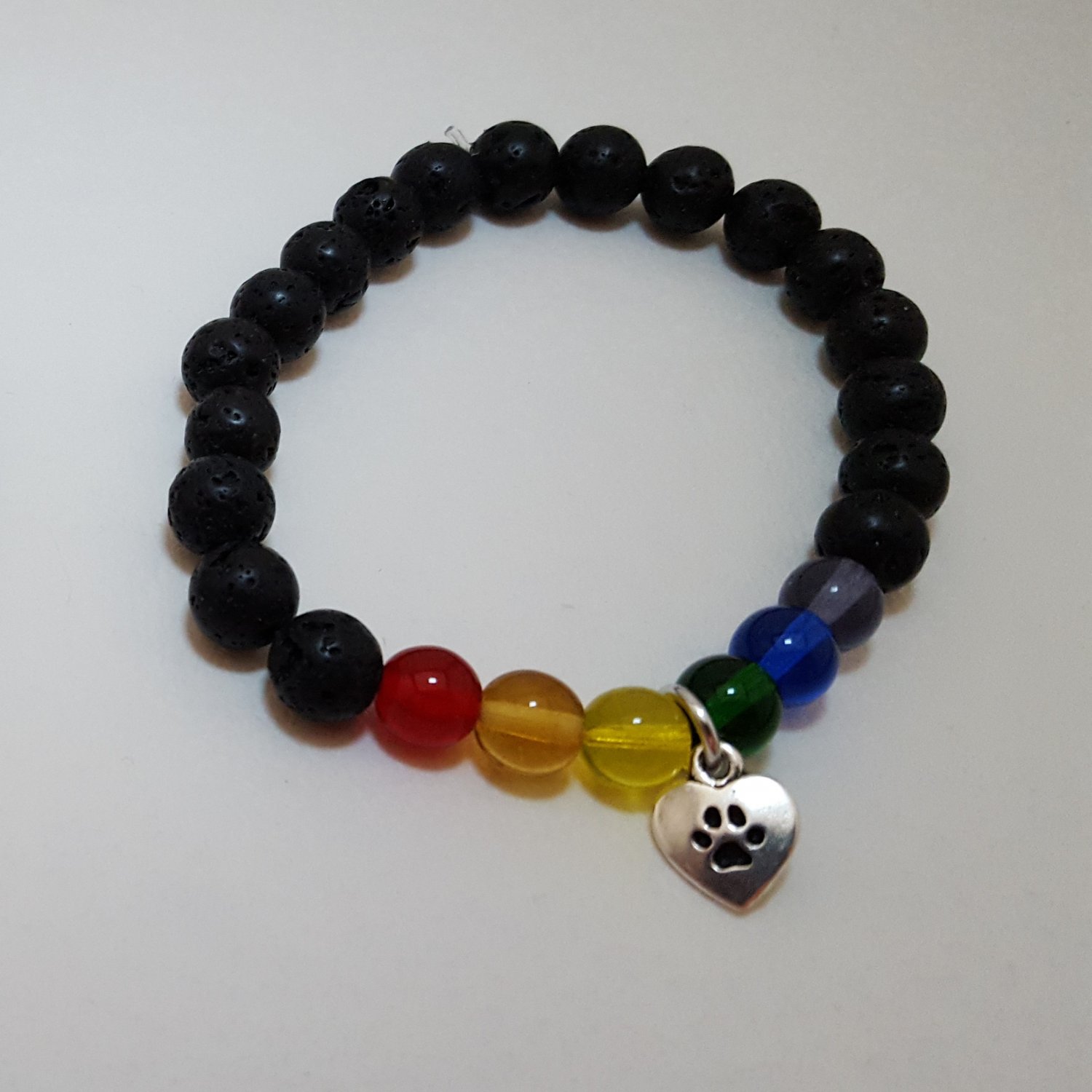 Rainbow Bridge Memory Bracelet Dog - SIlver