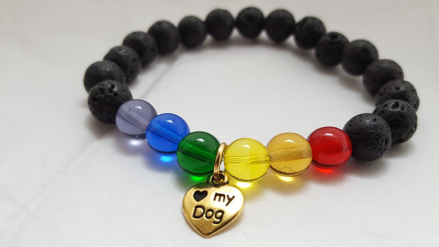 Rainbow Bridge Memory Bracelet Dog - GOLD