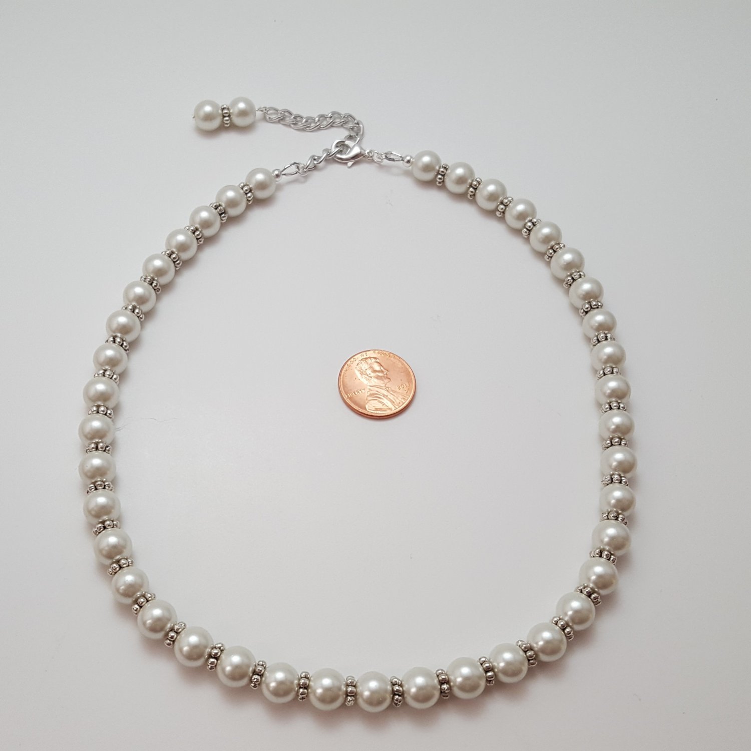 Pearls with Silver