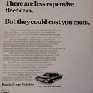 GM 1970 PONTIAC CATALINA Advertisement Fortune Magazine
